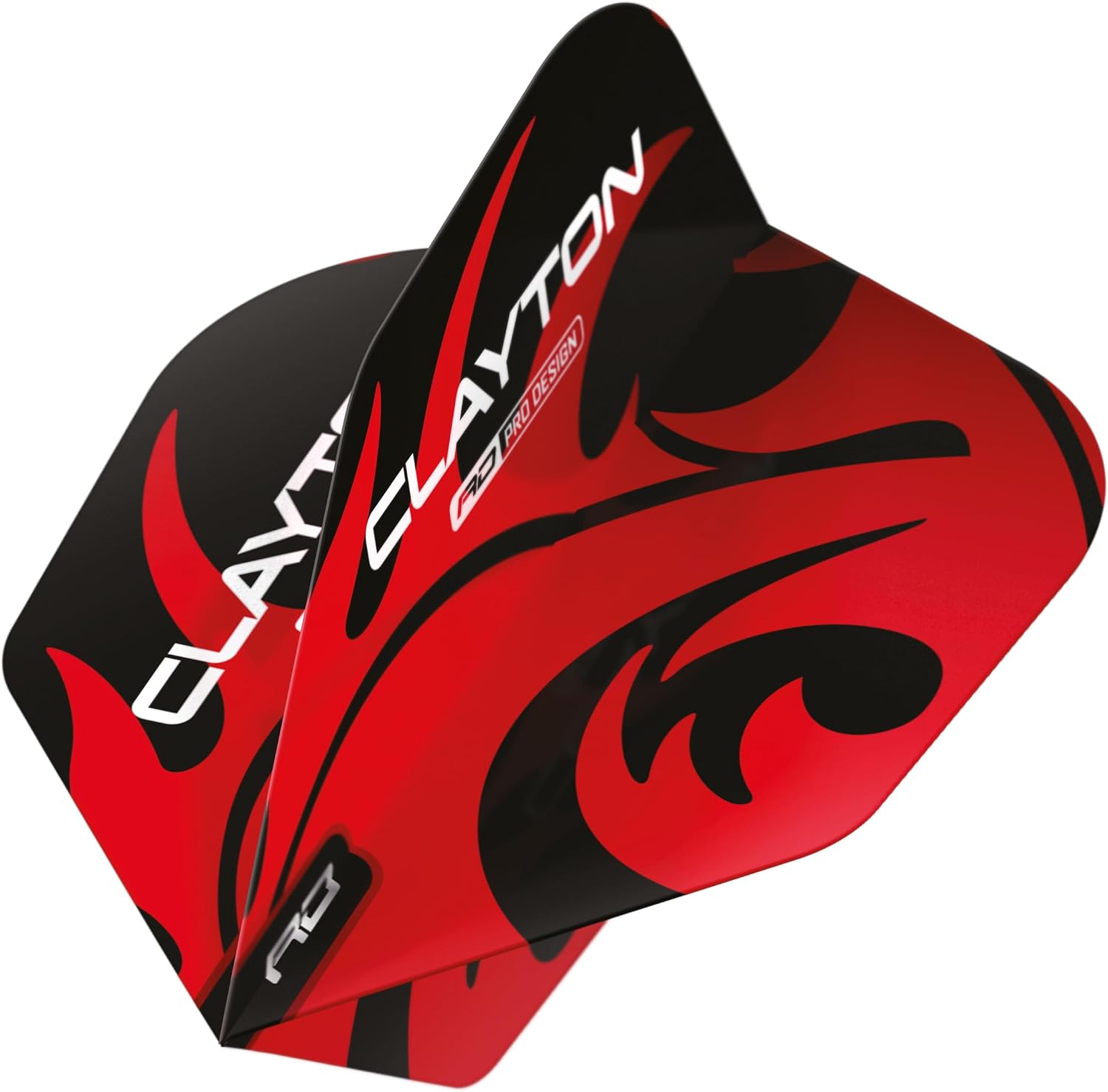 Detalle de RED DRAGON Professional Player Hardcore Shape No. 6 Extra Thick Dart Flights – 100 Micron, 9 Flights per Pack