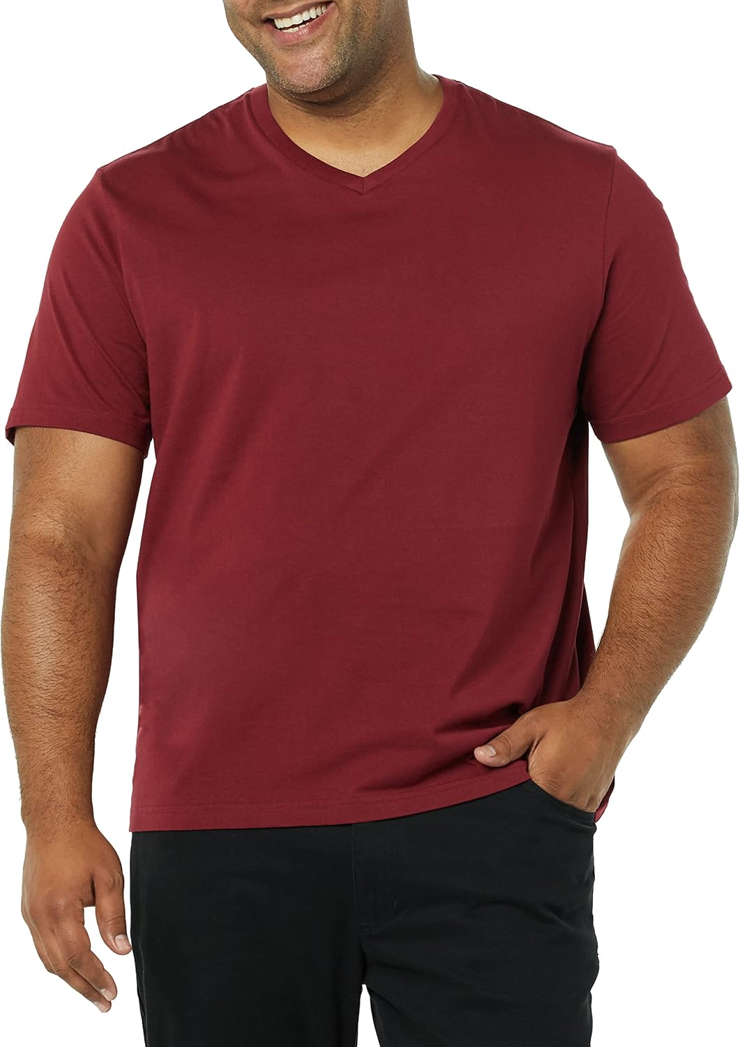 Thumbnail 4 de Amazon Essentials Herren Kurzarm-T-Shirts mit V-Ausschnitt – lässig für den Alltag