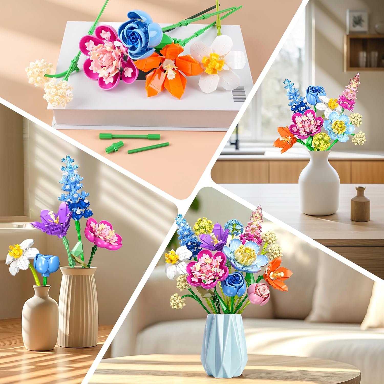 Thumbnail 4 de PLAXSOON Blume Bausteine Botanischer Strauß