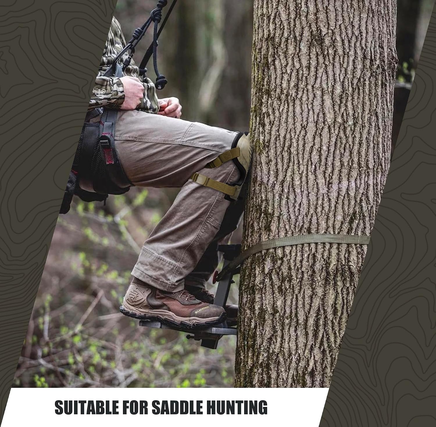 Thumbnail 4 de UIIHUNT KP Saddle Hunting Knee Pads with EVA Padding and Adjustable Straps
