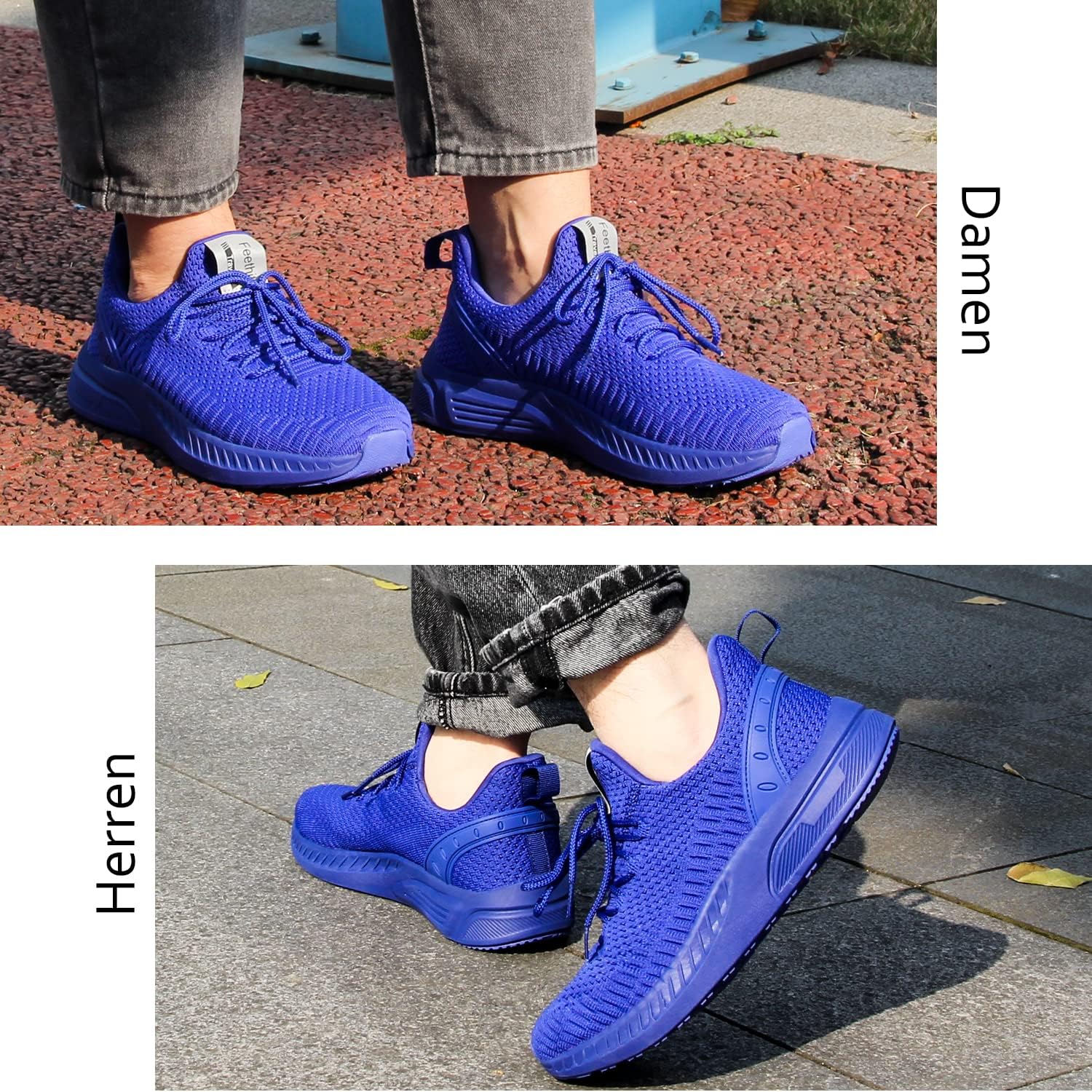 Thumbnail 1 de Feethit Donna scarpe sportive traspiranti con memory foam per corsa, jogging e passeggio