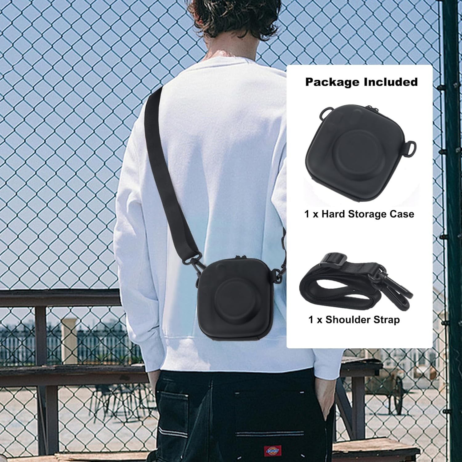 Detalle de Aisnyho Hard Shell Camera Case for Fujifilm Instax Mini Series