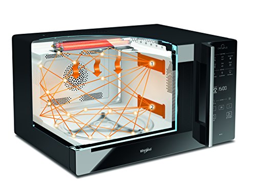 Detalle de Whirlpool MCP 349 BL Chef Plus: microonde termoventilato con grill e funzione Crisp