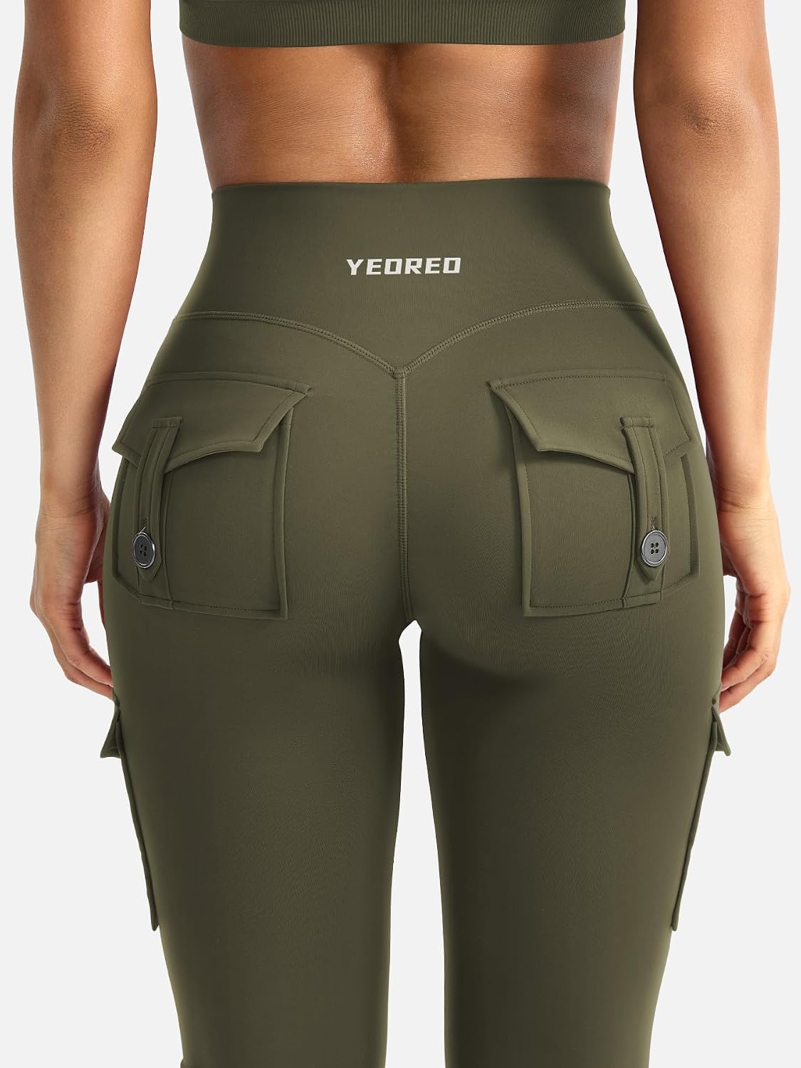 Detalle de YEOREO CoreFlex Flare Leggings 32"