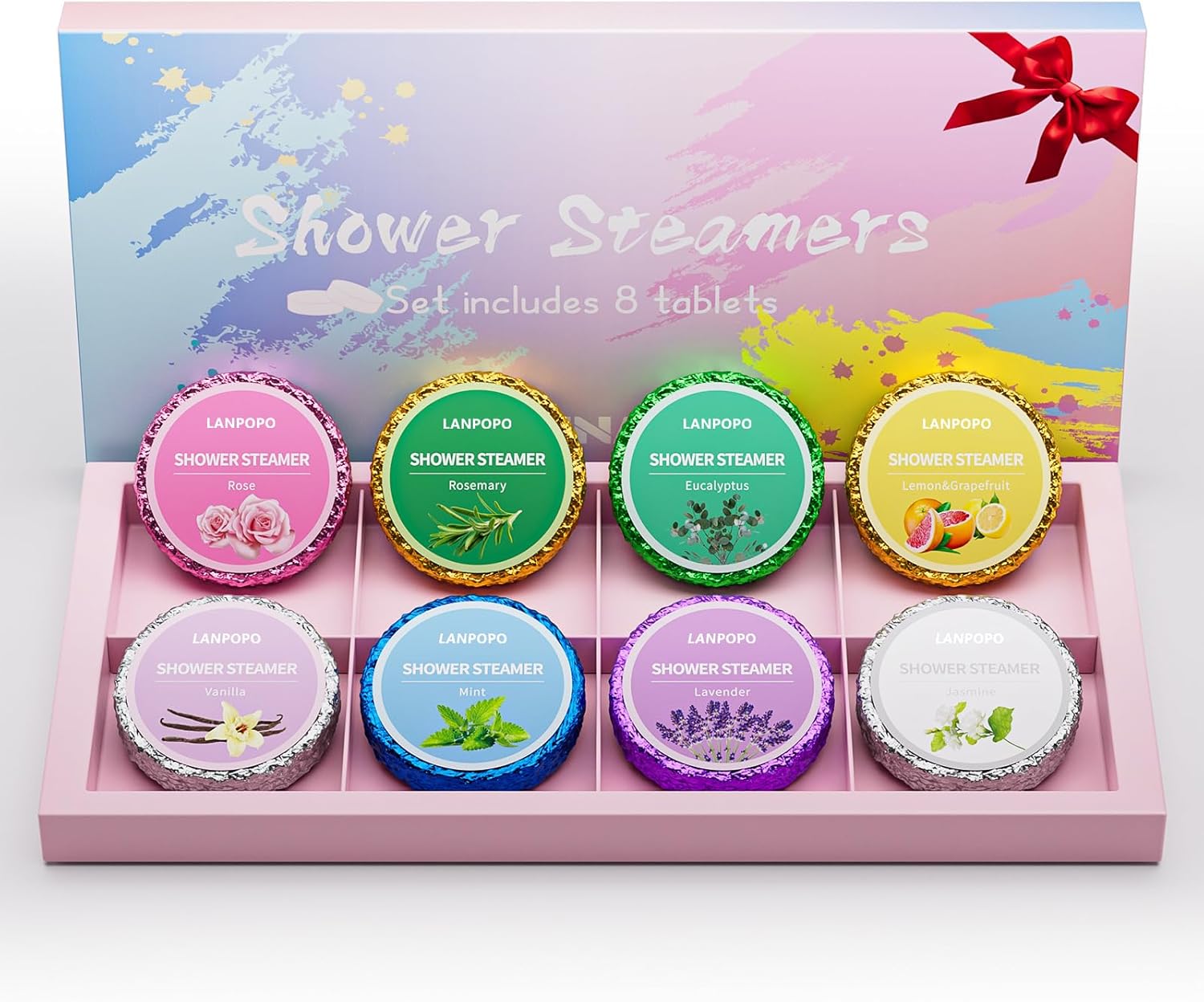 Duschbomben Geschenkset – Duschdampfer Aromatherapie