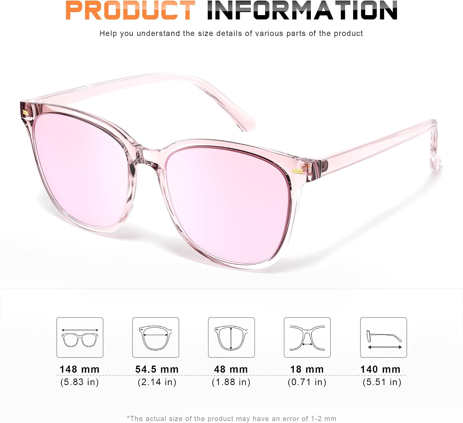 Thumbnail 6 de Phikttu Polarized Sunglasses Polycarbonate
