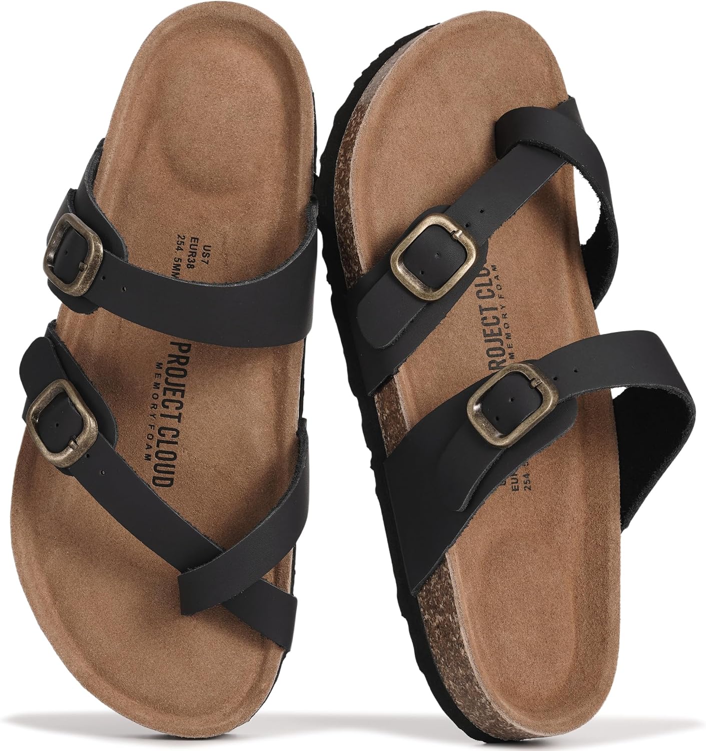 Detalle de Project Cloud Lian Leather Sandals 2026