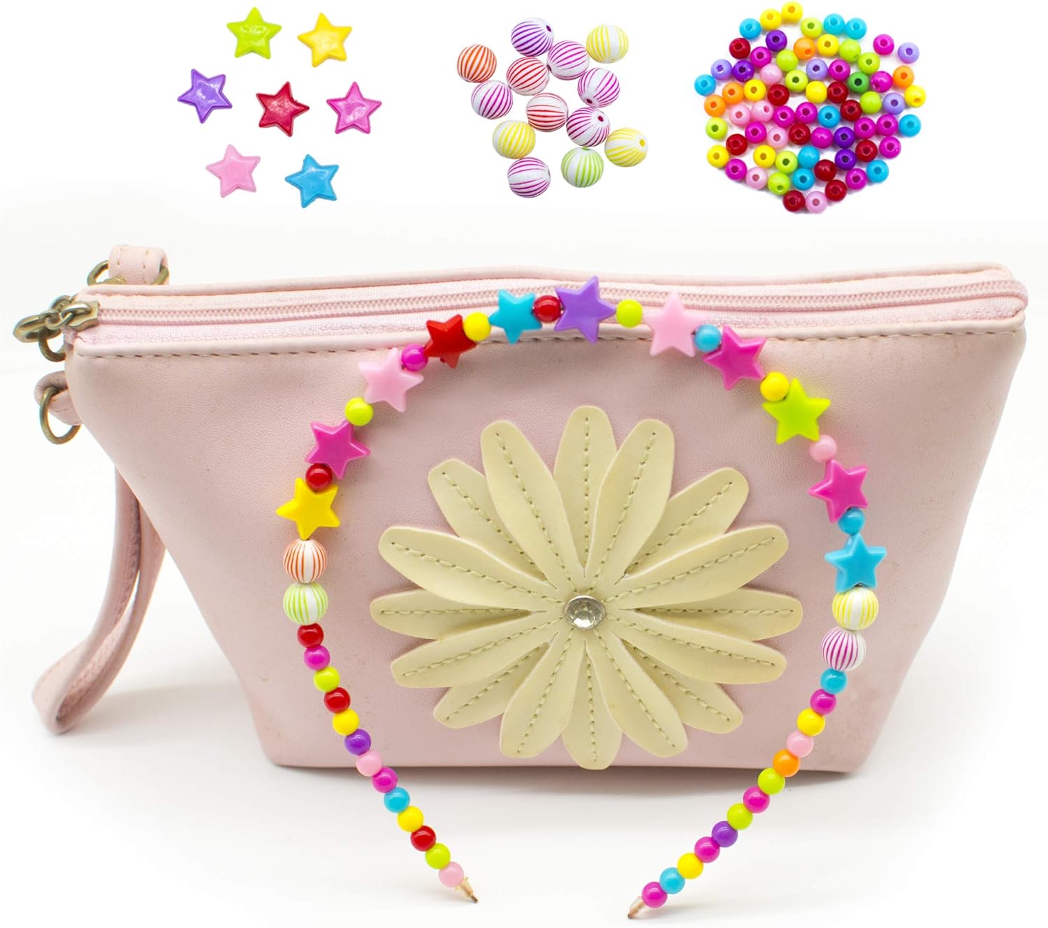 Thumbnail 3 de WONDERFORU Children DIY Beads Kit for Friendship Bracelets, Necklaces & Hairbands (24 colours)