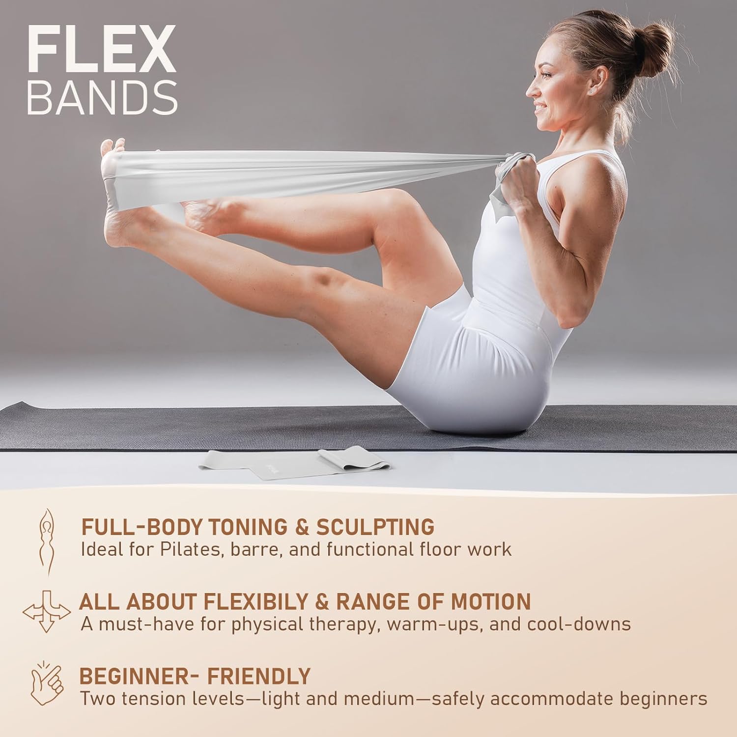 Detalle de PhysKcal Pilates ring set for 15-inch workouts