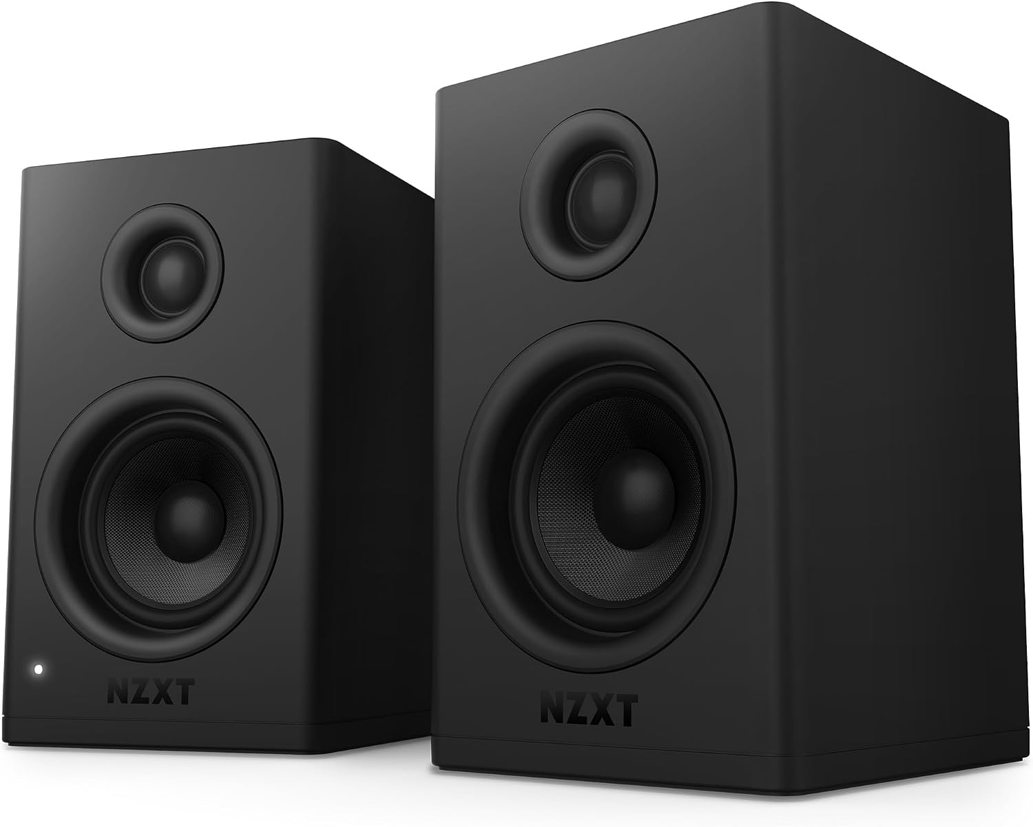 Detalle de NZXT Relay Speakers AP-SPKB2-JP アンプ内蔵PCスピーカー ブラック、MDF筐体・80Wピーク出力