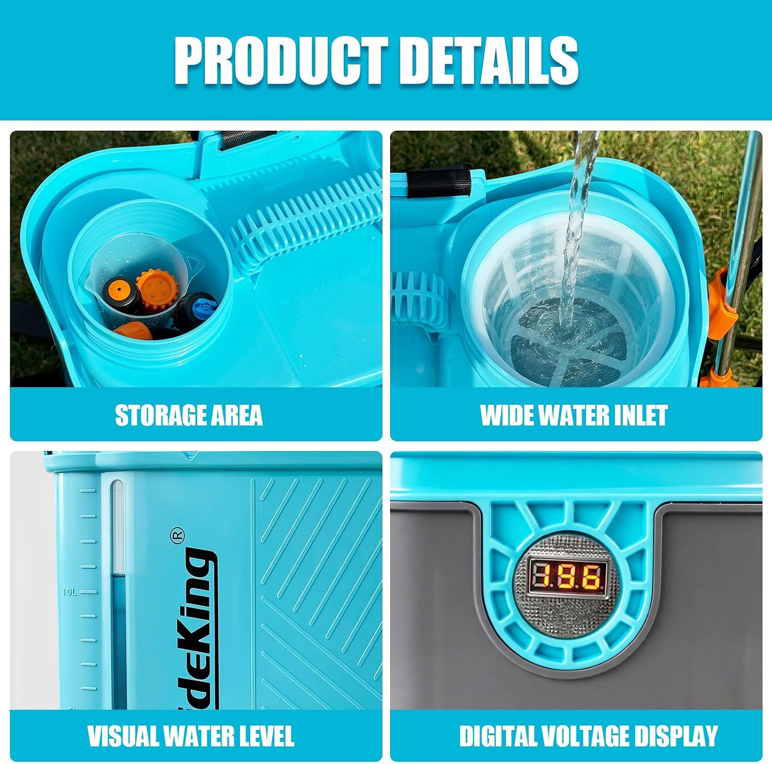 Thumbnail 5 de SideKing Knapsack Sprayer 16L electric
