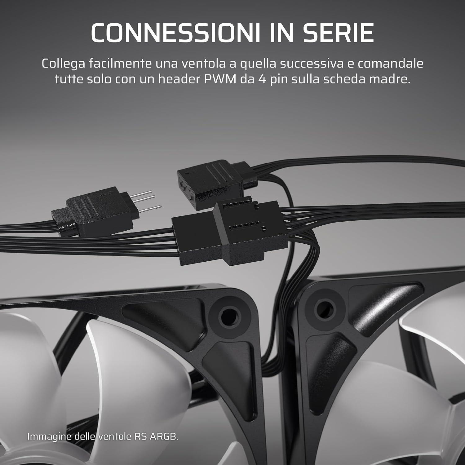 Detalle de CORSAIR RS120 120 mm PWM Ventole 2.100 RPM