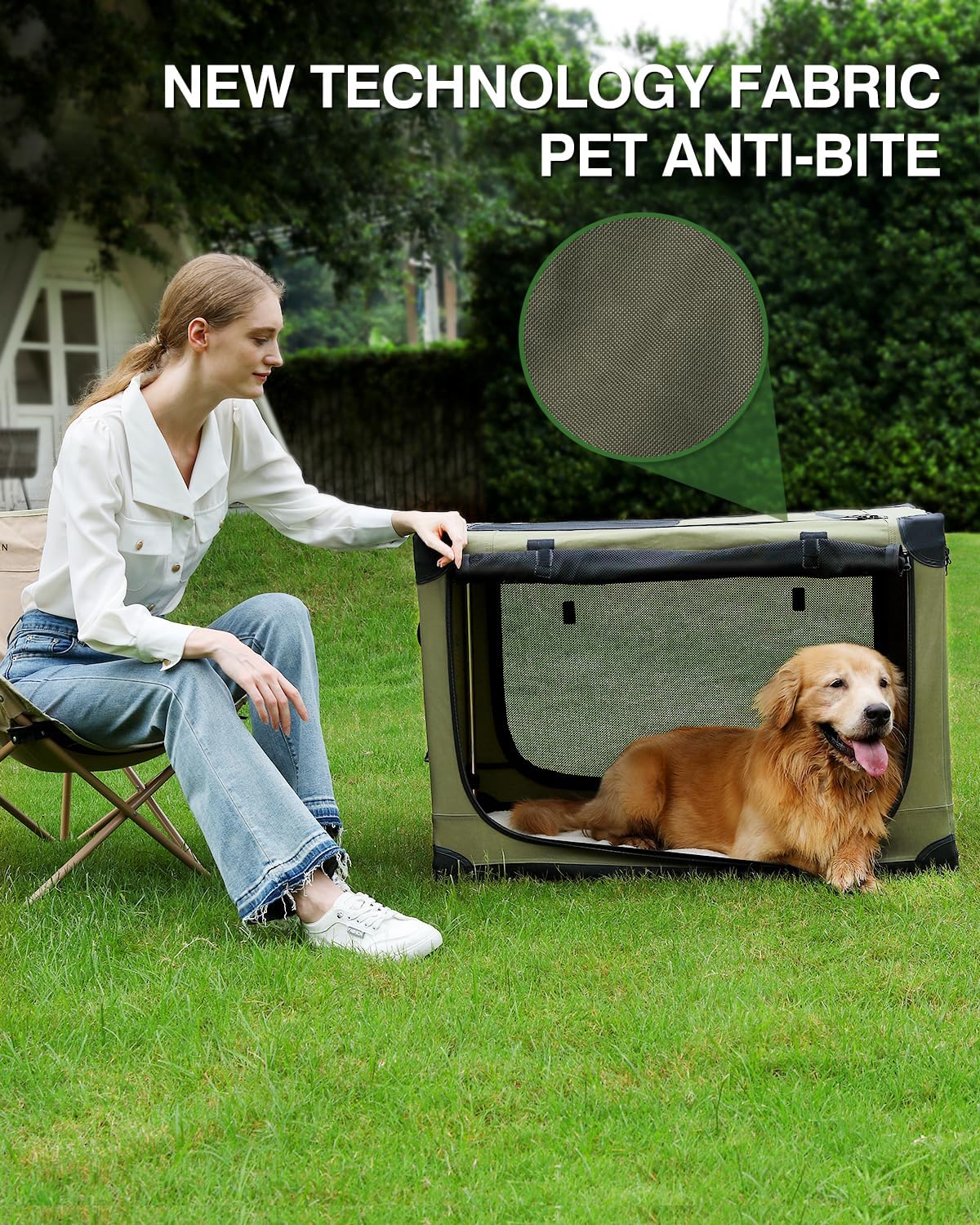 Detalle de derimkcoa 60 x 42 x 42cm collapsible crate