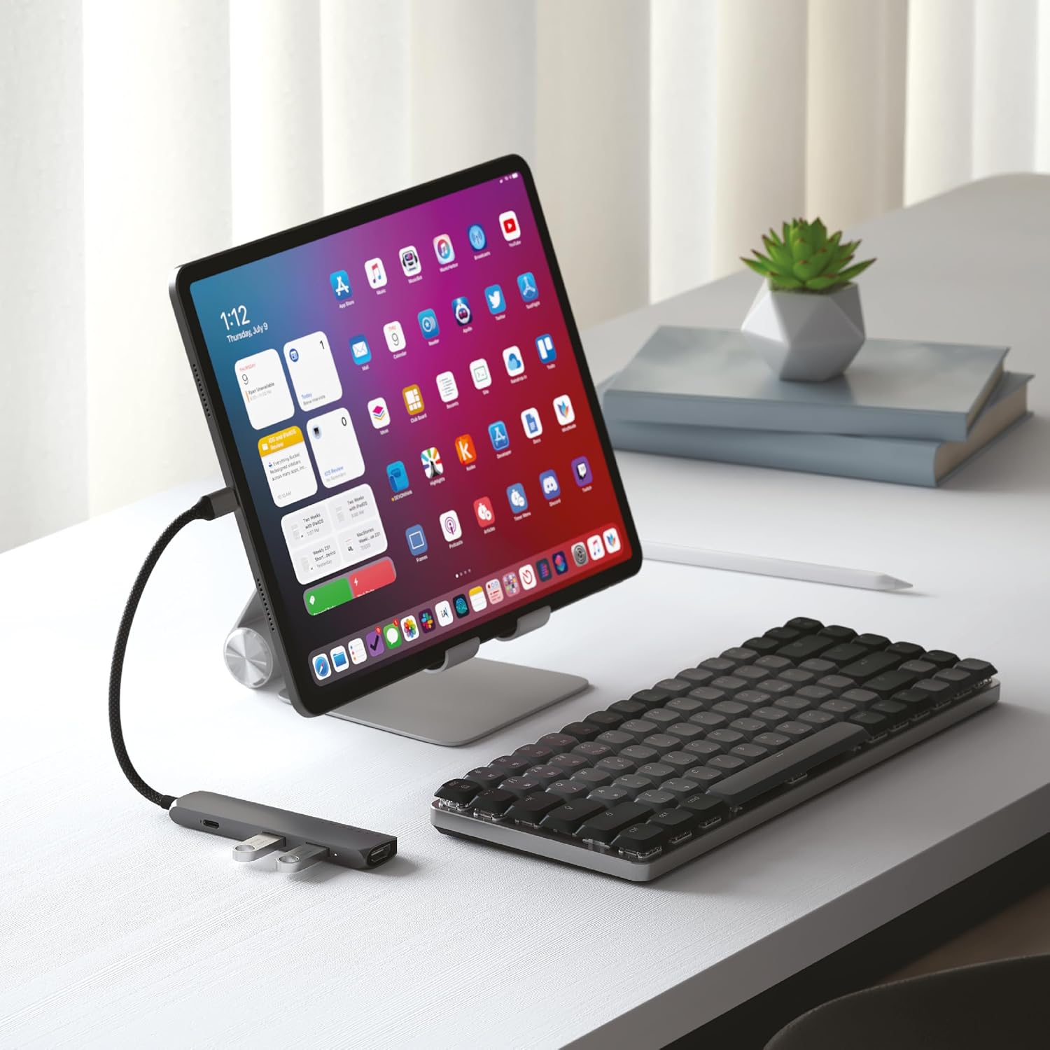 Thumbnail 6 de SATECHI Hub USB C 4 en 1 Slim Plus 🌐, HDMI 4K, 100W Carga