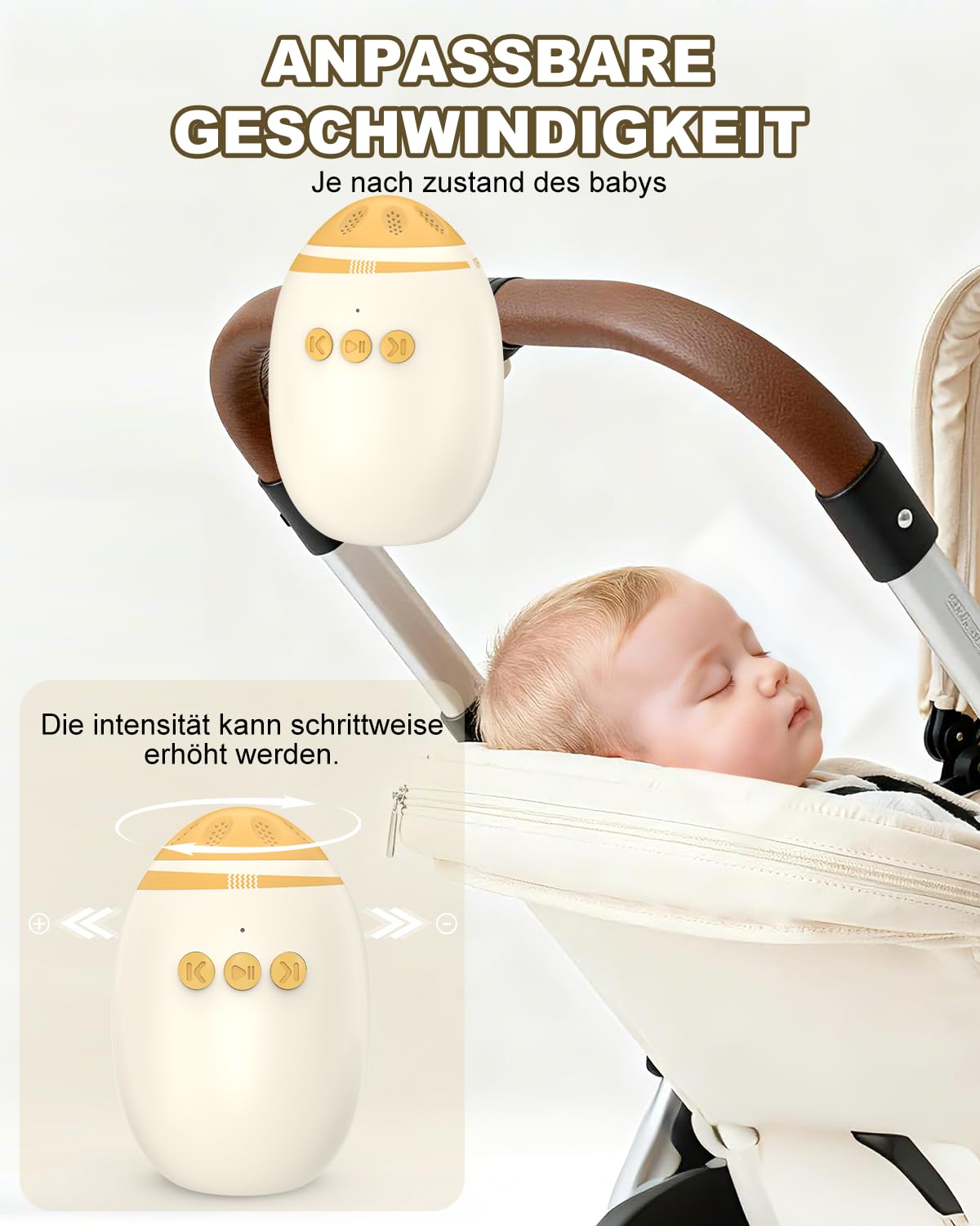 Thumbnail 4 de Wagxoey Kinderwagenschaukler 7 Stunden Laufzeit