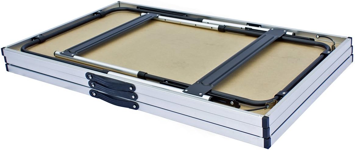 Thumbnail 4 de GOODS+GADGETS Klappbarer Multifunktionstisch – 3er Set Grau, höhenverstellbar 55/62/69 cm