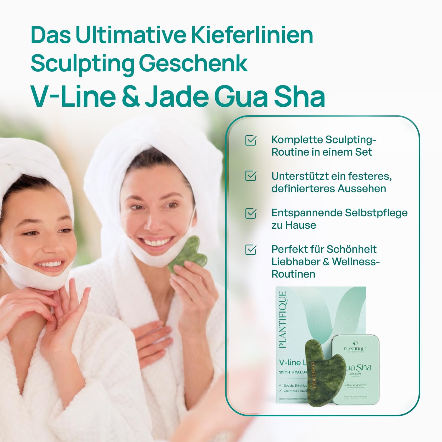 Thumbnail 6 de Plantifique V-line Hyaluron Face Mask (10er Set) für V-Shape, Gesichtstape & Doppelkinn