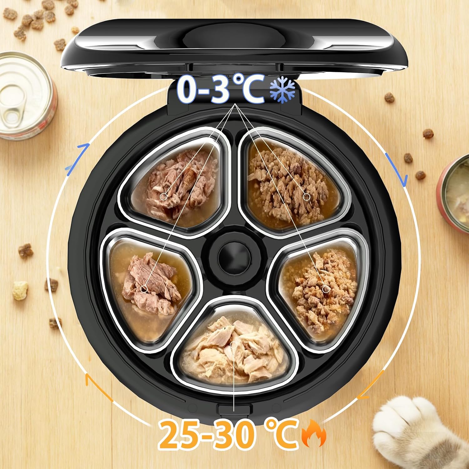 Thumbnail 2 de Catboxy Automatic Cat Feeder Wet Food