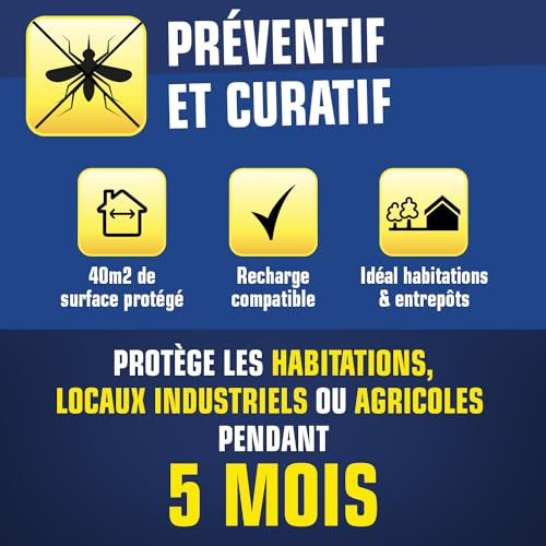 Thumbnail 2 de K.PRO Diffuseur automatique mouches et moustiques 250 ml – protection jusqu’à 40 m²