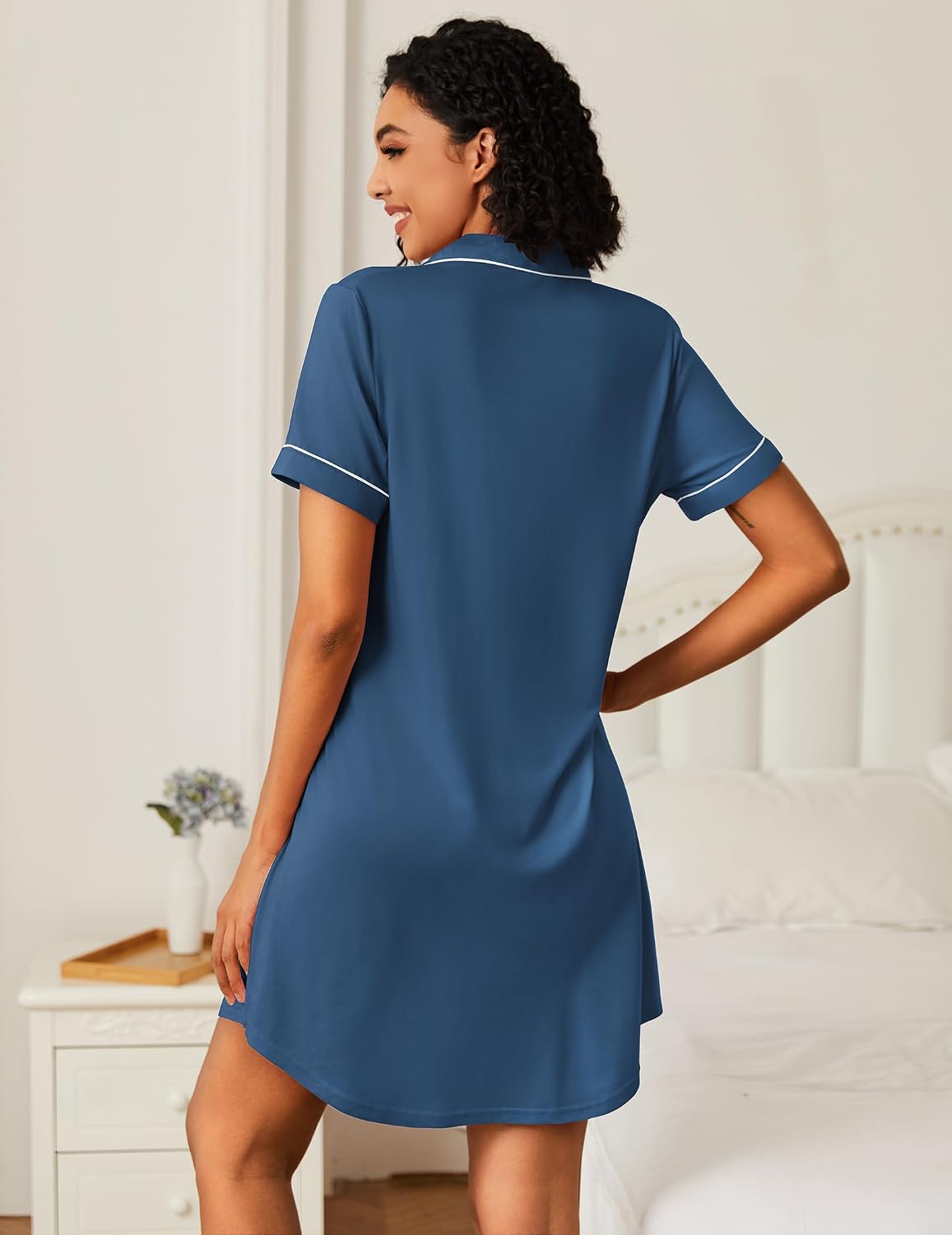 Detalle 2 de Ekouaer Chemise de nuit S-XXL đ