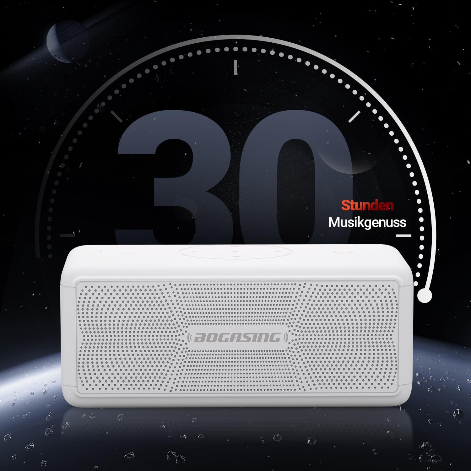 Thumbnail 4 de BOGASING Bluetooth Lautsprecher M5 (40 W) – tragbar, IPX7, 30 Std. Akku, EQ & Bluetooth 5.3