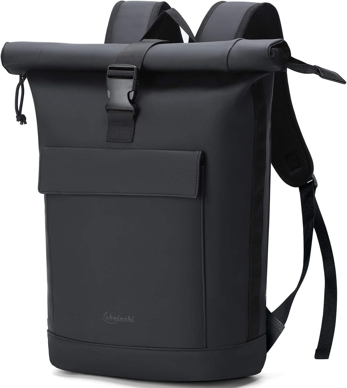 Detalle de Lekeinchi Rolltop Rucksack 17 Zoll