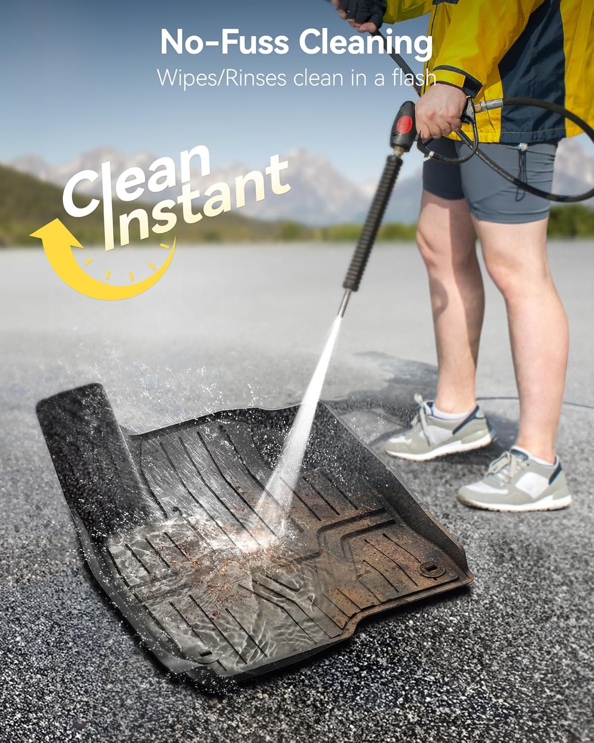 Thumbnail 4 de 3W TPE Floor Mats & Cargo Liner Custom Fit for Honda HR-V (2023–2026) and Acura ADX (2025–2026) — Includes Hybrid