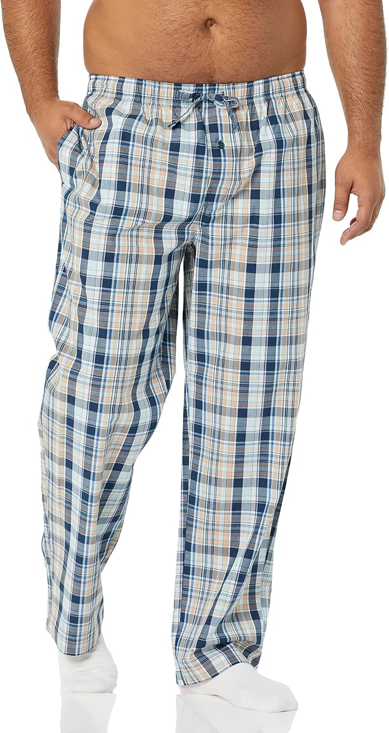 Detalle 2 de Amazon Essentials Cotton Poplin Pajama Bottoms, 2-pack