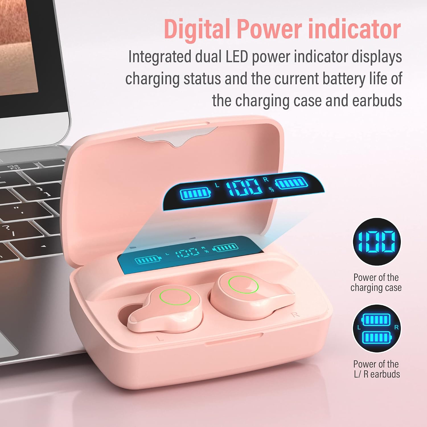Thumbnail 2 de Esiposs Kabellose In-Ear Kopfhörer Bluetooth 5.0, 156 h Spielzeit