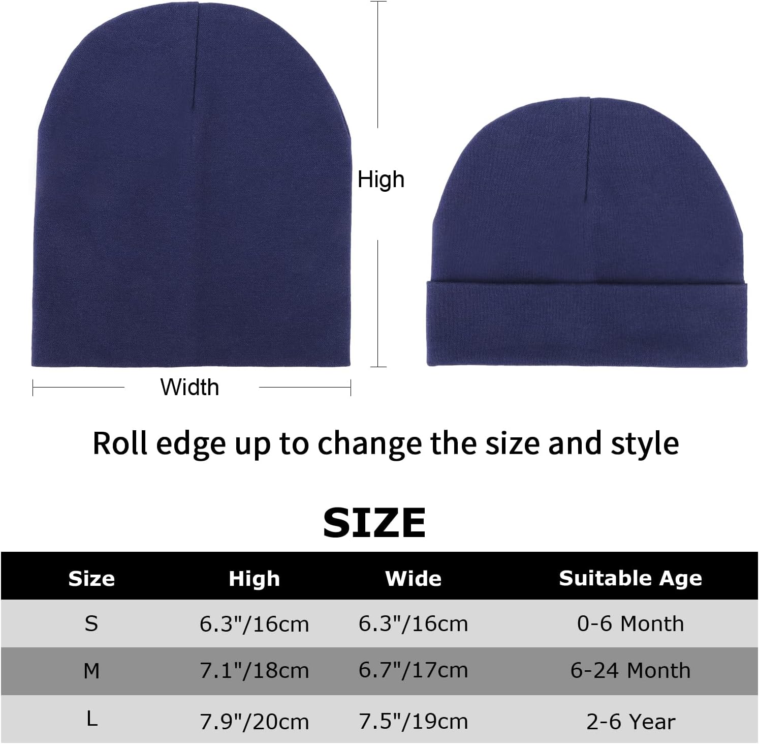 Thumbnail 2 de DRESHOW Baby Beanie 8-Pack