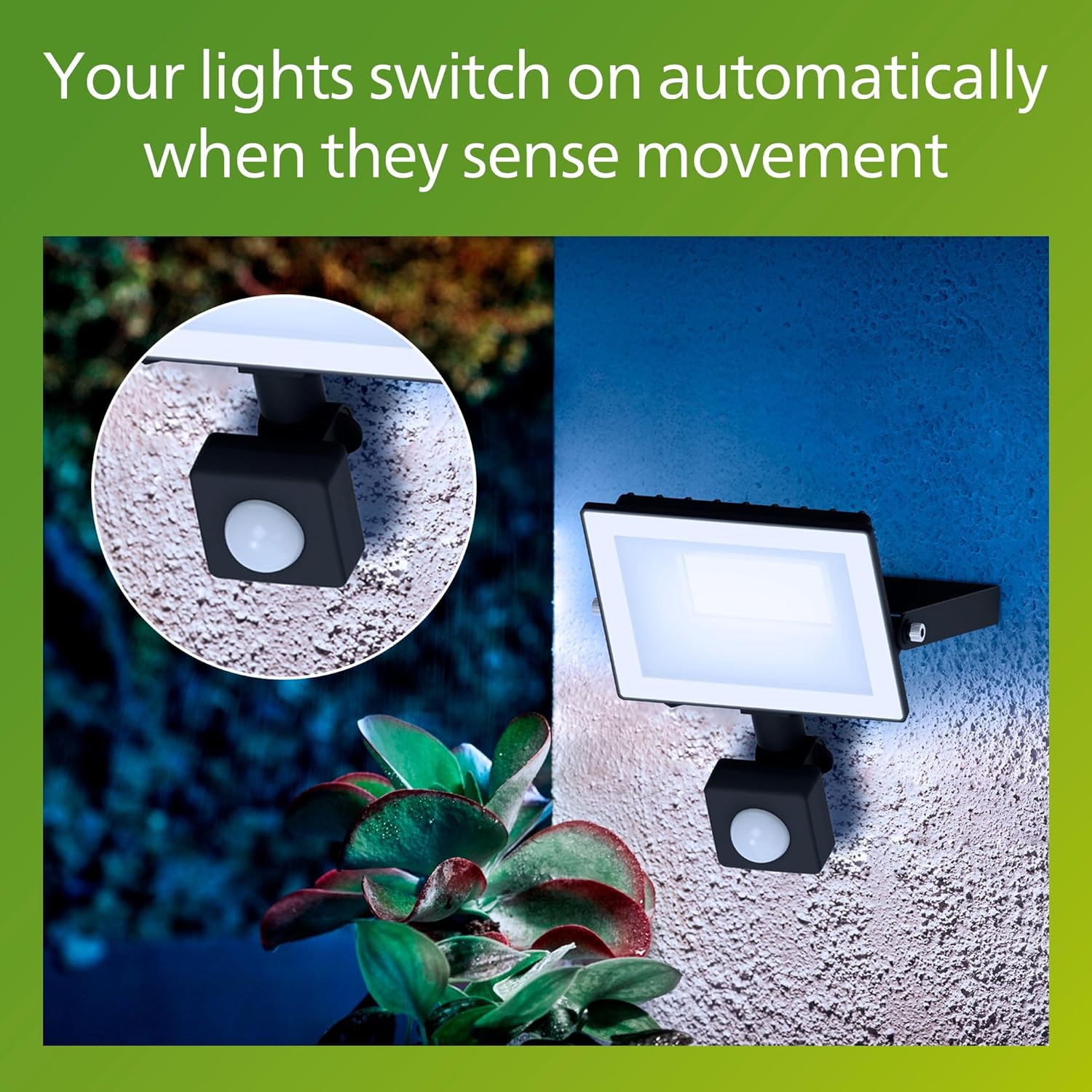 Thumbnail 5 de Philips Lois outdoor floodlight with sensor (20 W, 5000 K) – black