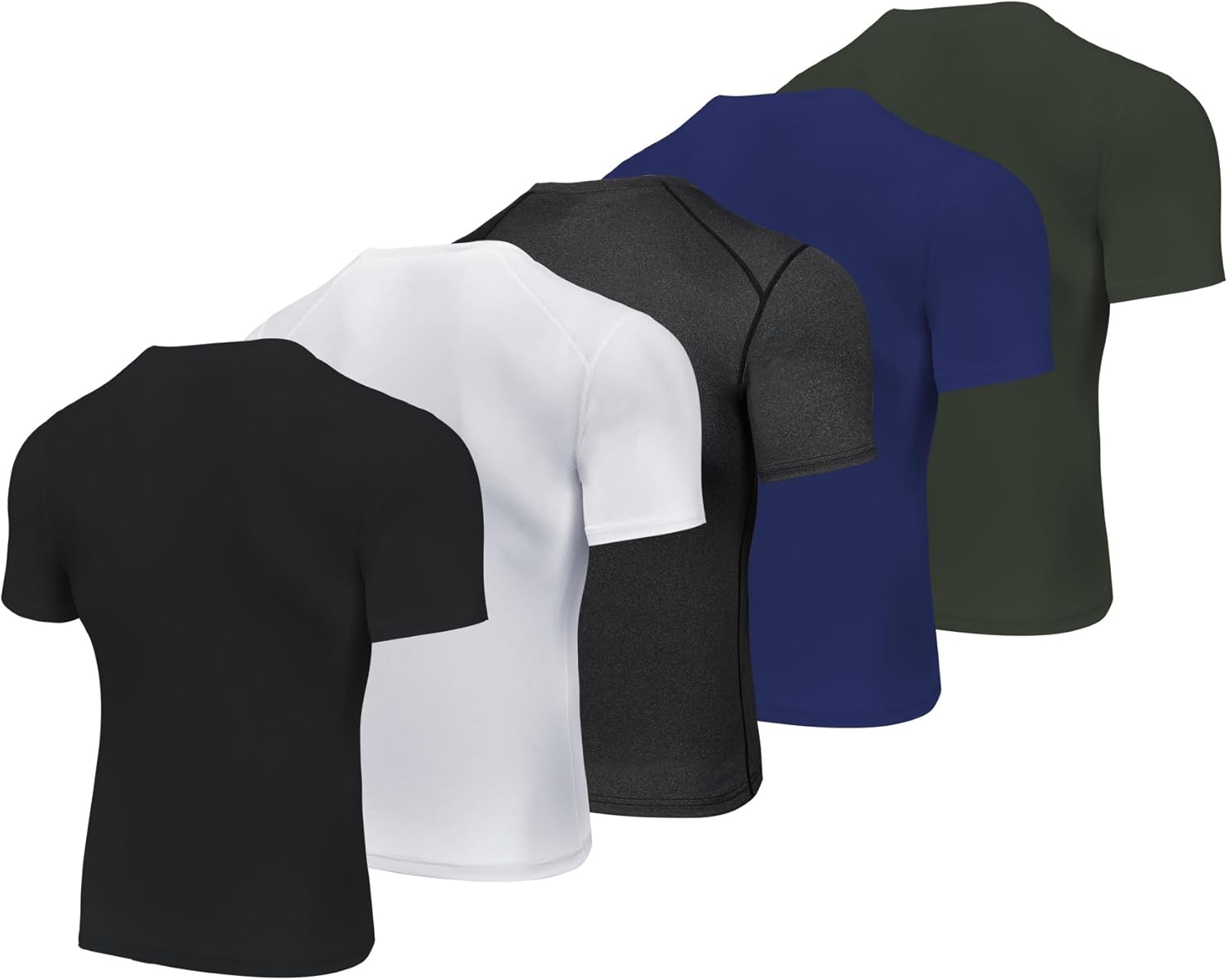 Thumbnail 2 de AMZSPORT Maglietta a Compressione da Uomo, Maniche Corte, Cool Dry – Allenamento e Corsa