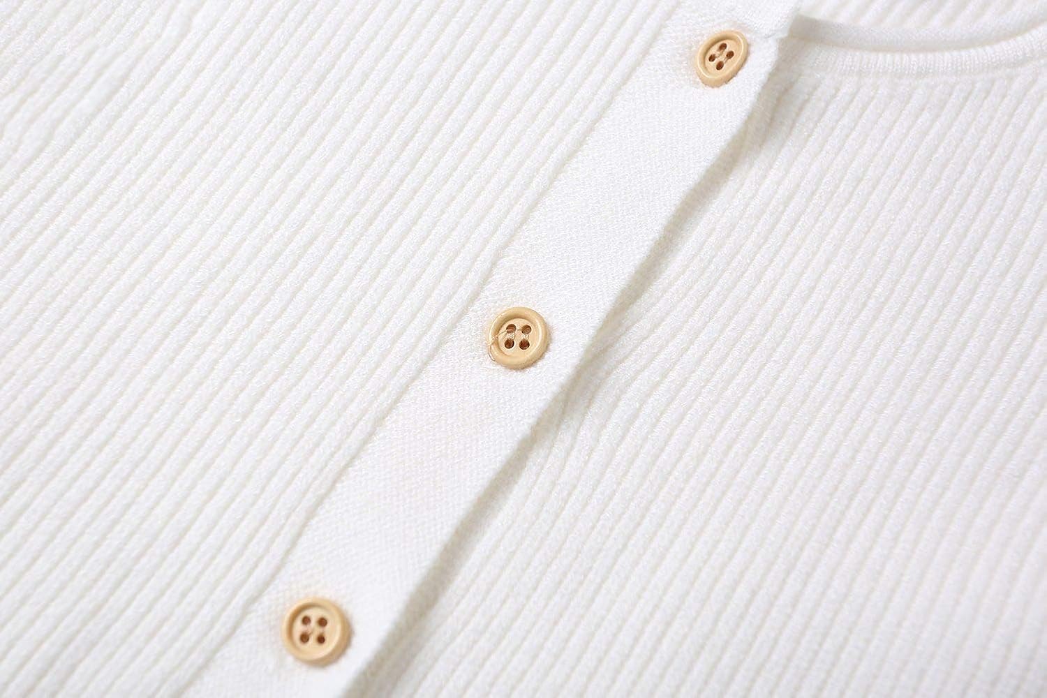 Detalle 2 de Smiling Pinker Toddler Girls Knit Cardigan: Soft, Warm and Practical