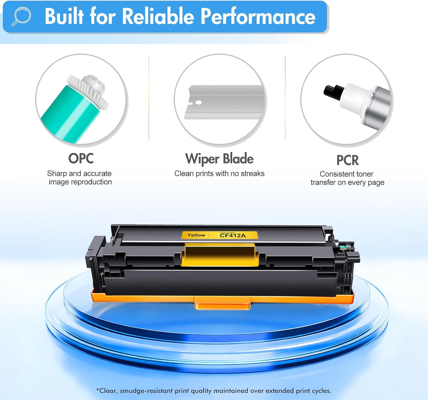 Detalle 2 de 410A Compatible Toner Cartridge 4-Pack