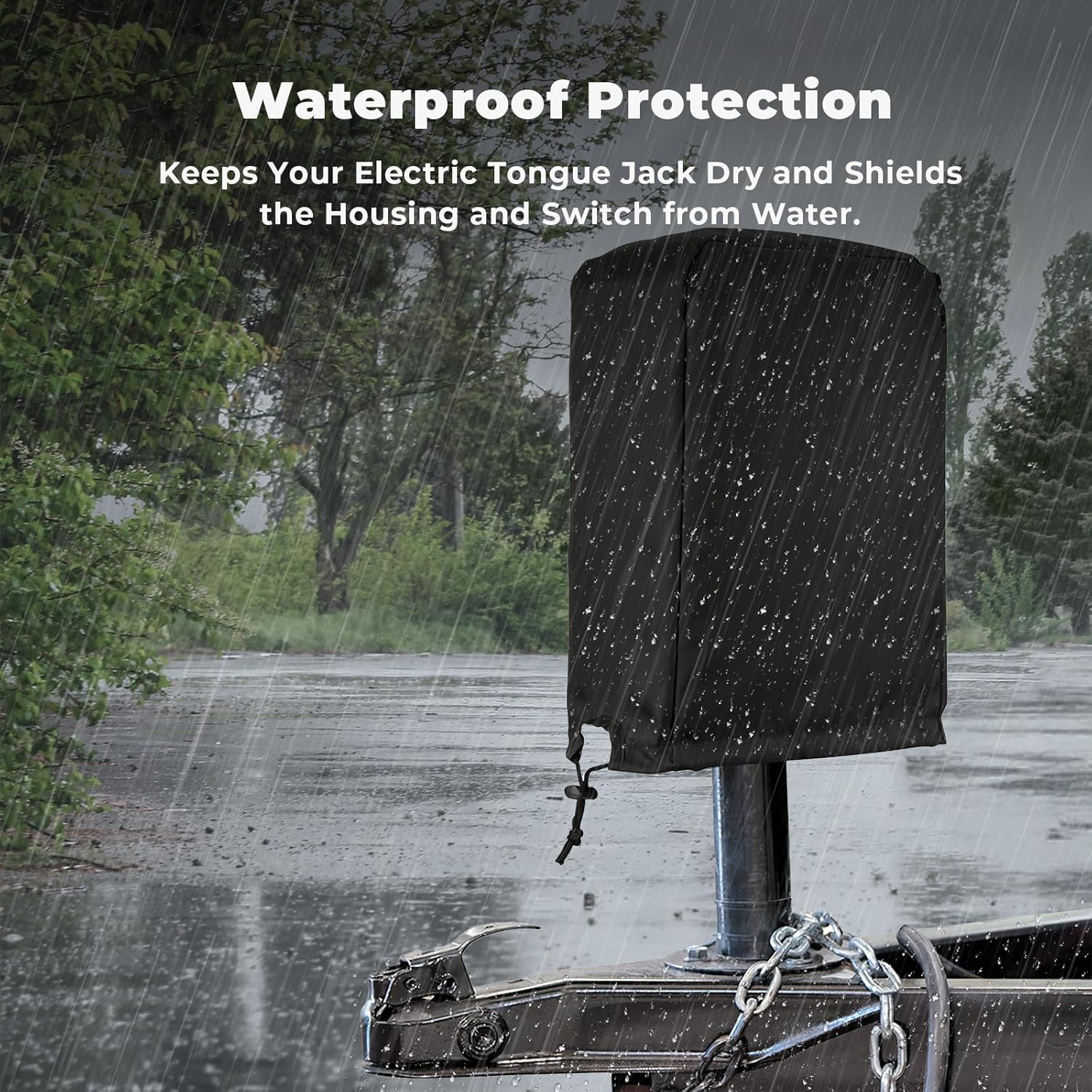 Thumbnail 2 de BougeRV Electric Tongue Jack Cover 14