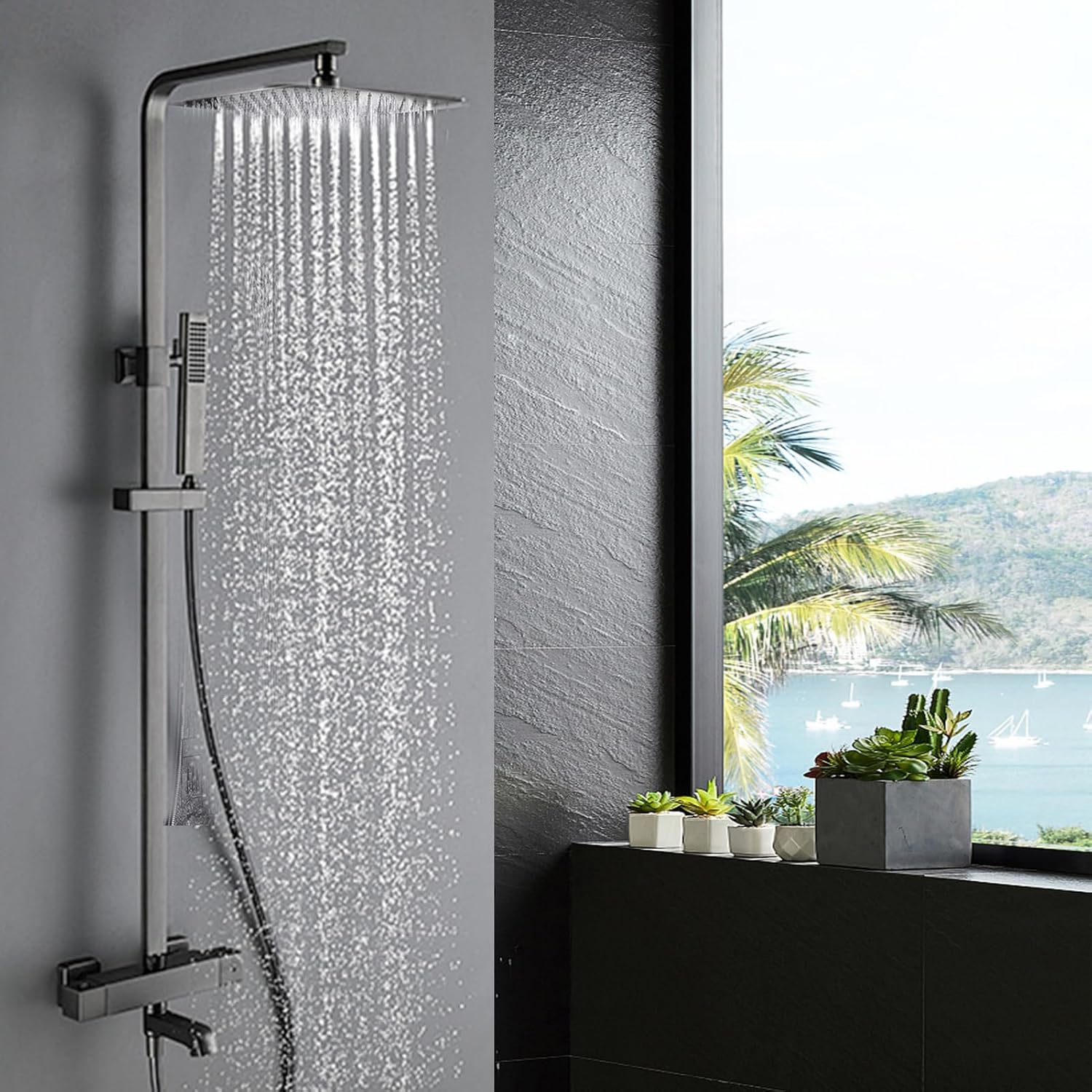 Thumbnail 5 de HAUSPROFI Rain Shower Head 8 inch