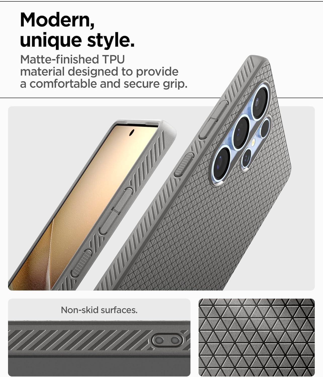 Thumbnail 3 de Spigen Liquid Air pour Samsung Galaxy S25 Ultra (coque) – Gris