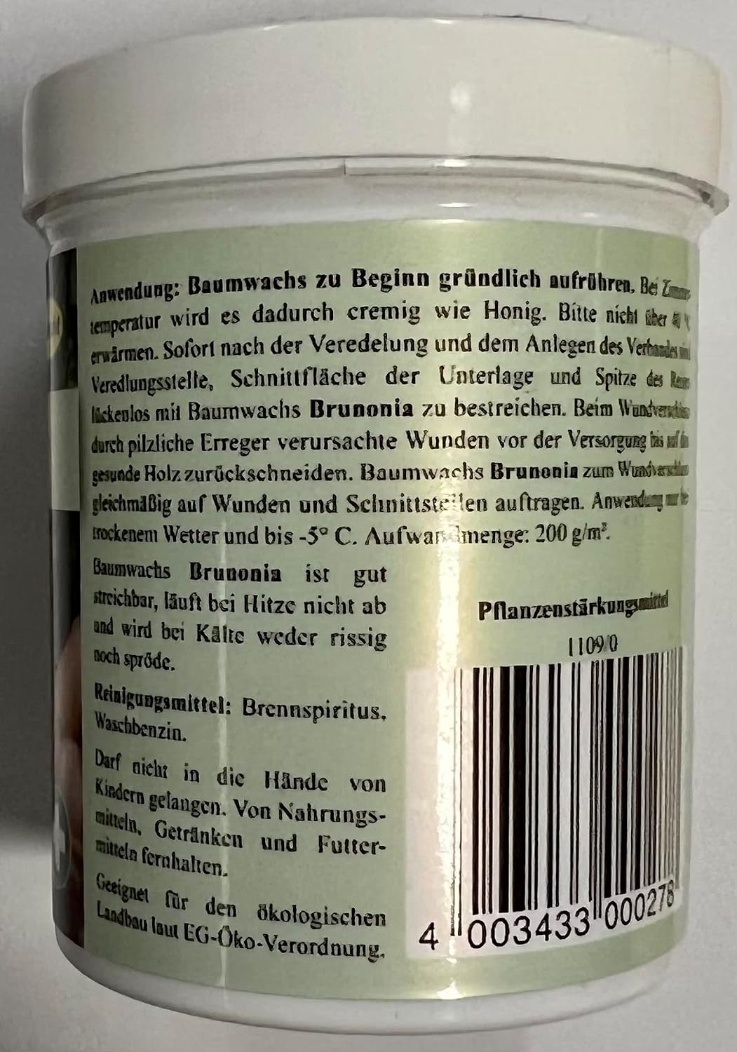 Detalle 1 de Schacht 1BAUM125 wosk do drzew Brunonia, 125 g, z wosku i żywicy