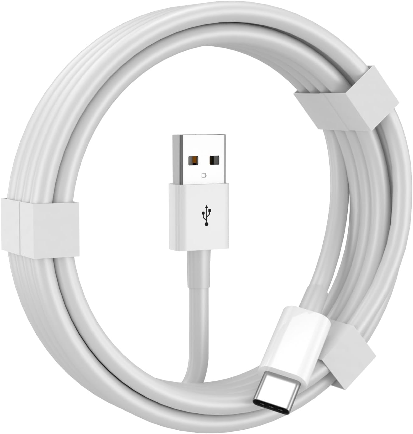 Detalle de USB to USB-C Cable 3FT for CarPlay (USB A to USB-C) – White