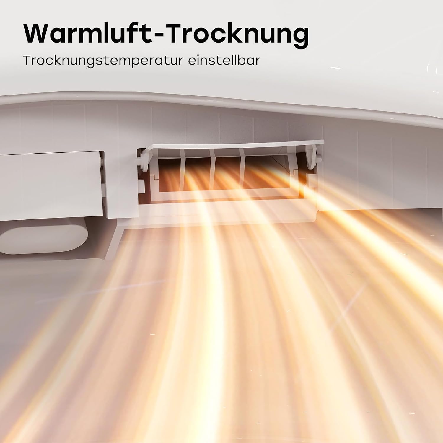 Detalle 2 de Intelligenter Smart-Toilettensitz WC Bidet mit Düse, Duschfunktion & Warmlufttrocknung