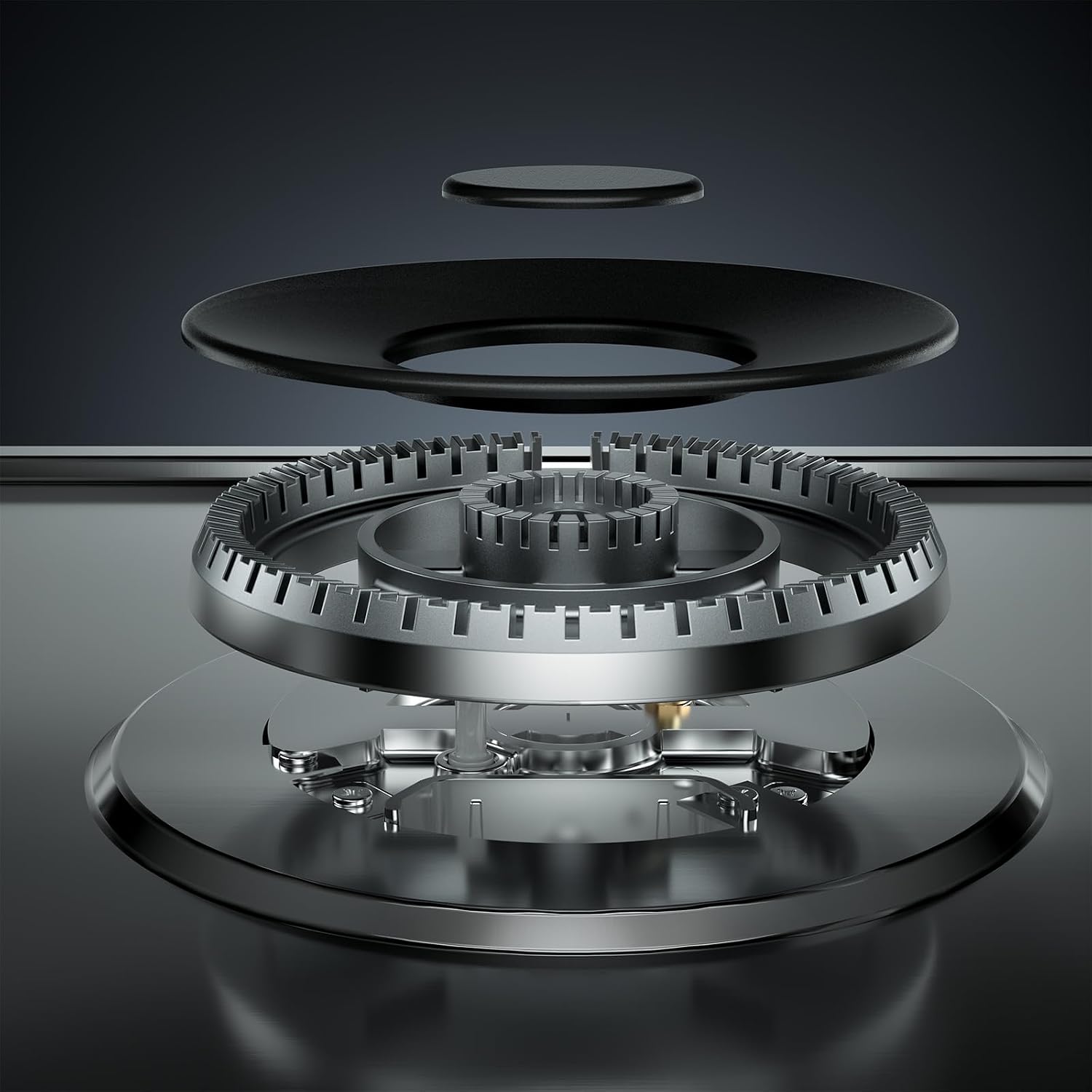 Thumbnail 6 de Empava 30XGC5B70C 30-Inch Built-In Gas Cooktop, 5 Burners, Stainless Steel