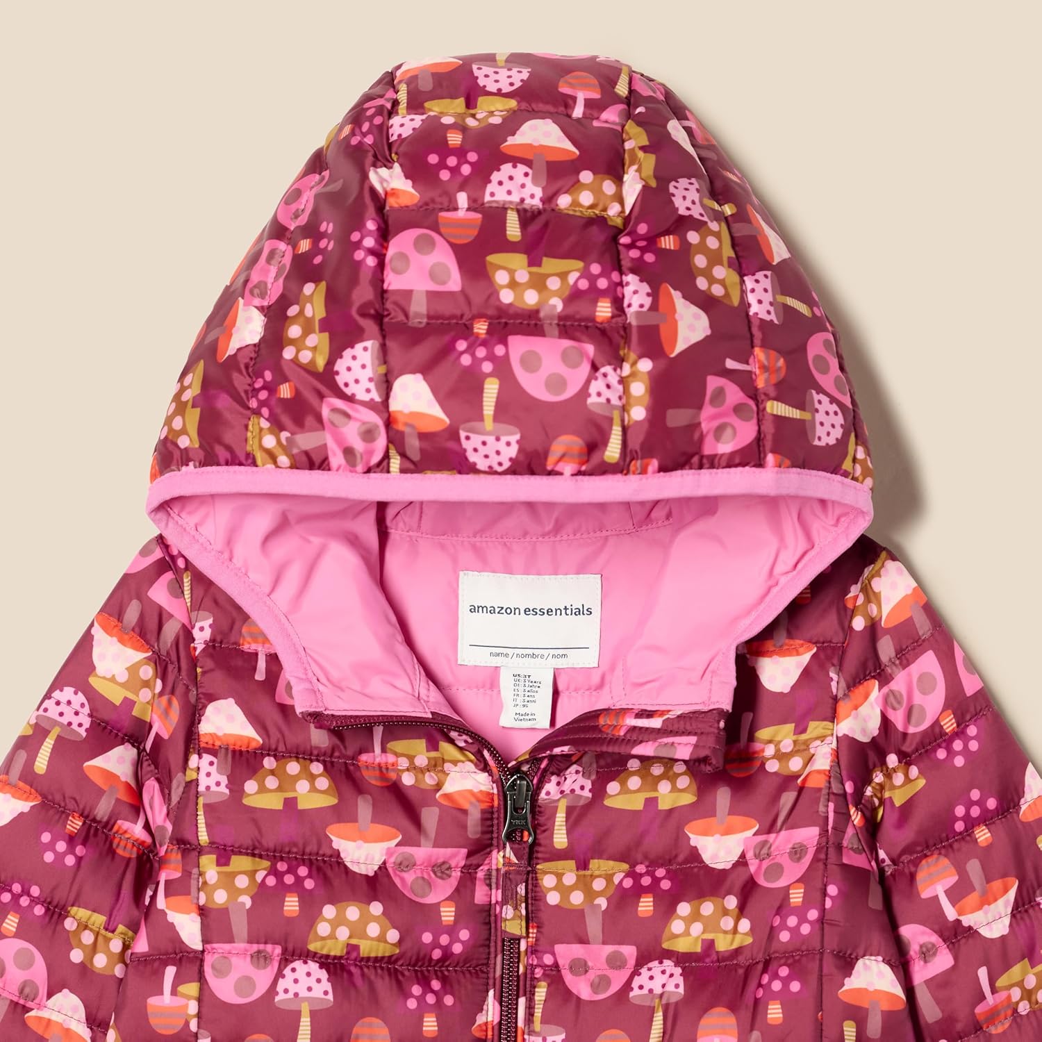 Thumbnail 2 de Amazon Essentials Mädchen leichte, wasserabweisende, verstauare Winterjacke mit Kapuze