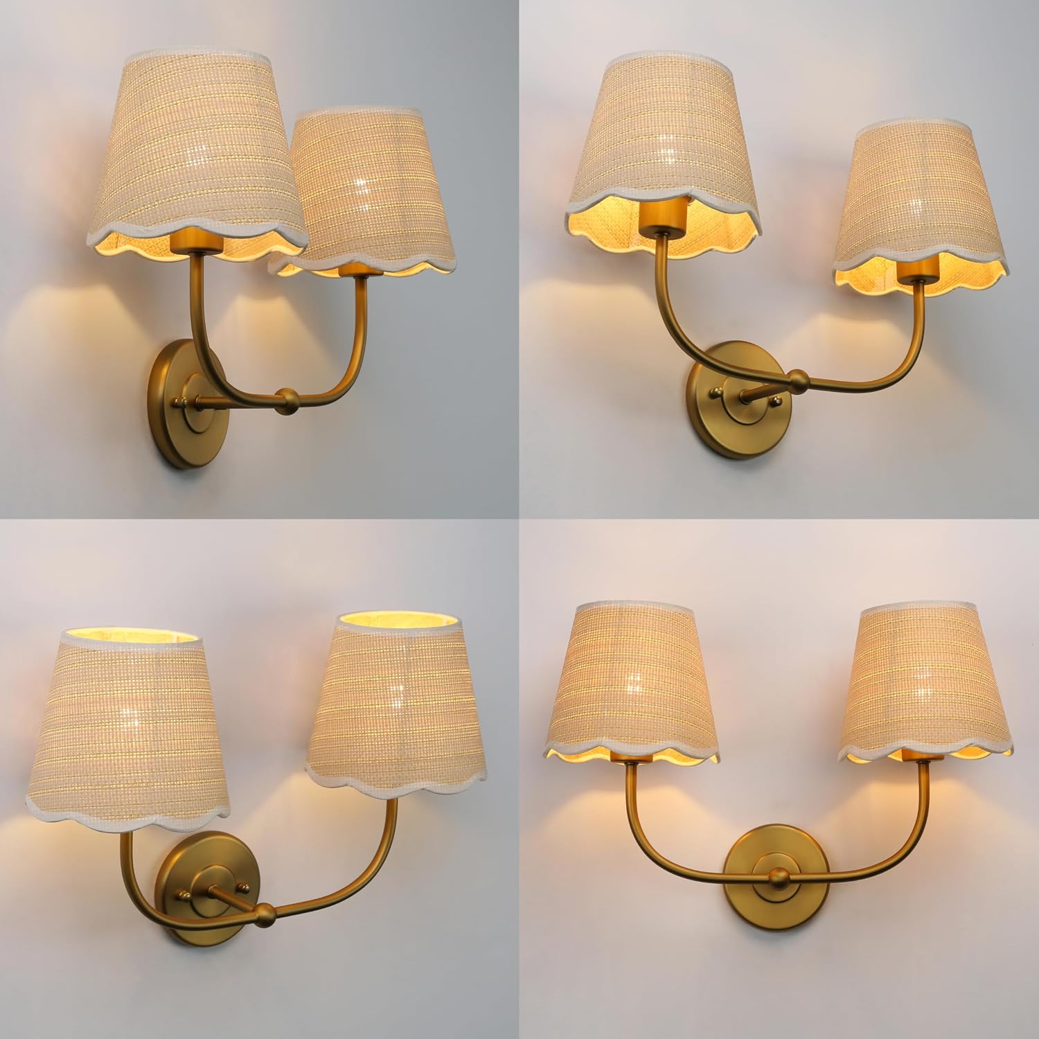 Detalle 2 de Phansthy Wall Sconce with Rattan Shade
