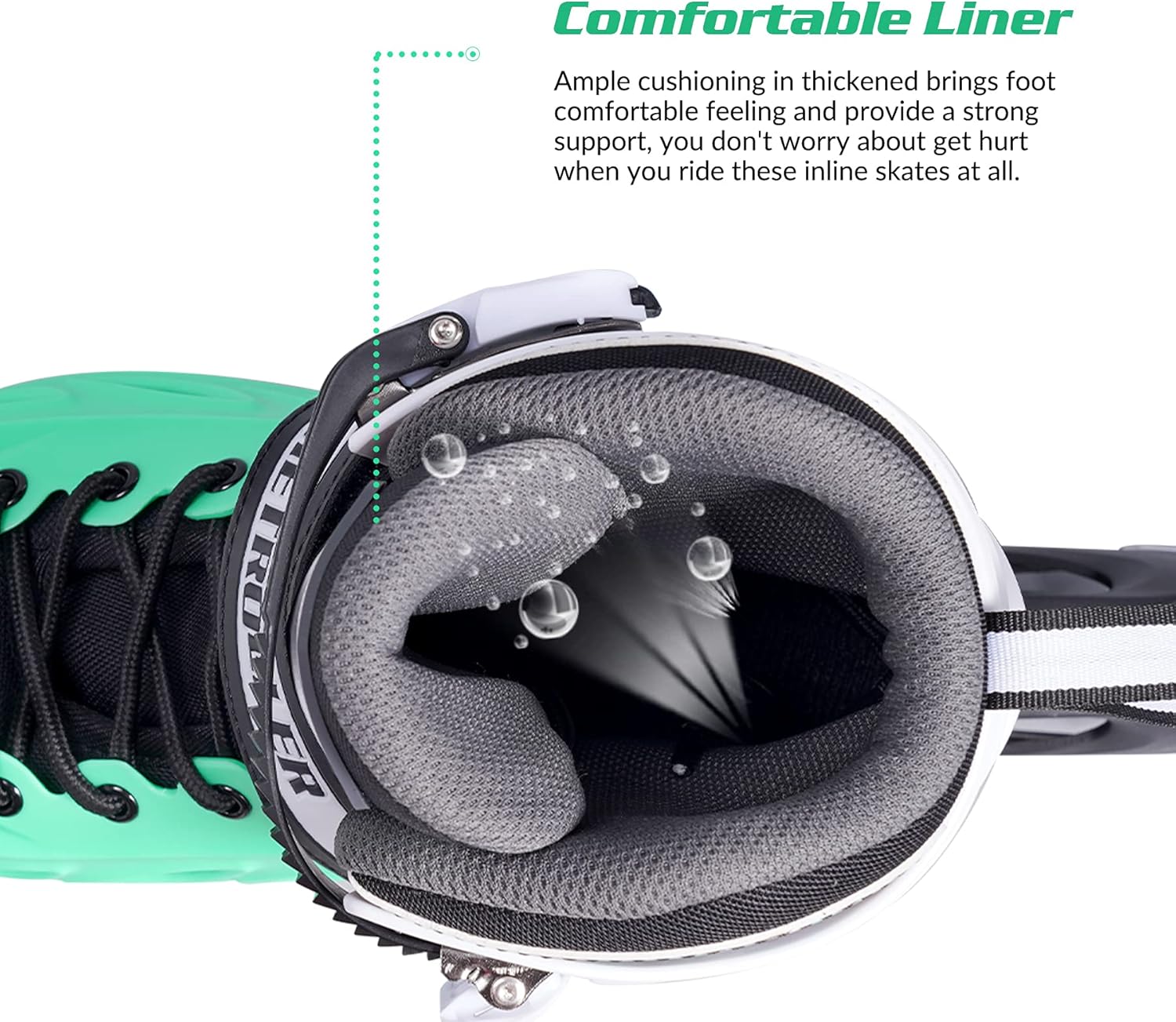 Thumbnail 6 de METROLLER Adjustable Inline Skates with Light-Up Wheels for All Ages