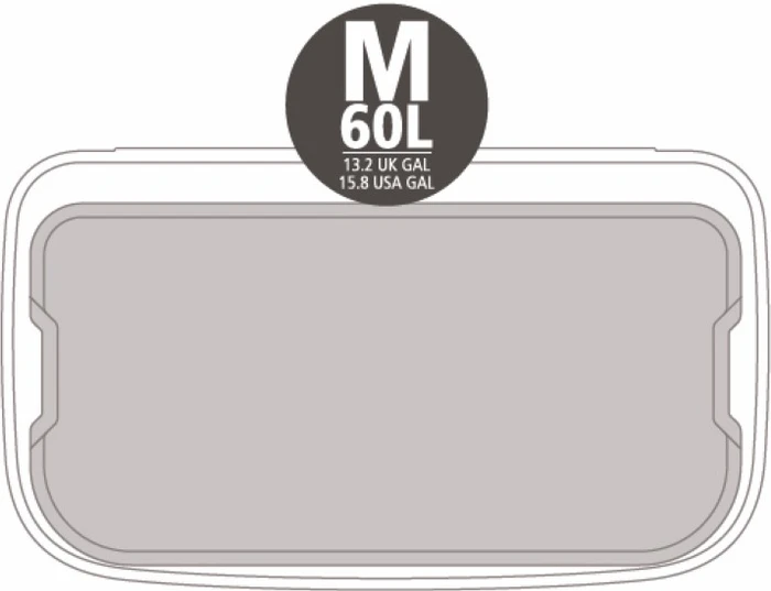 Thumbnail 10 de Brabantia Bo Touch Bin 60 L Mineral Concrete Grey 🗑