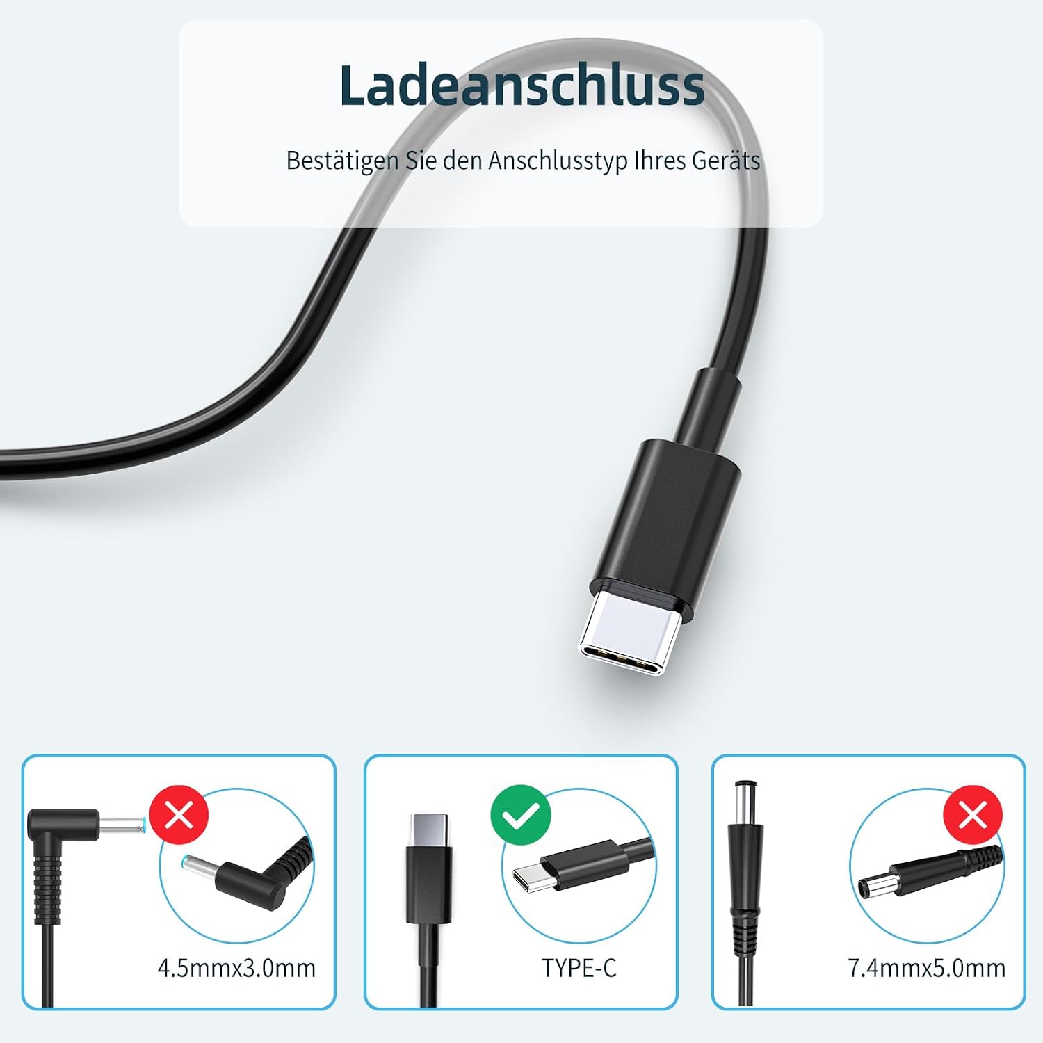 Thumbnail 2 de shefor 65W USB C Laptop Ladegerät