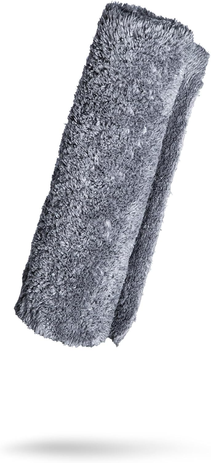 Detalle de Adam's Polishes MF-BG Borderless Microfiber Detailing Towel, 480 GSM, 16 x 16 in