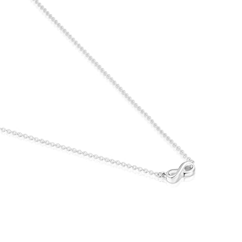 Thumbnail 2 de TOUS Collar corto de plata de primera ley con motivo infinito (45 cm)