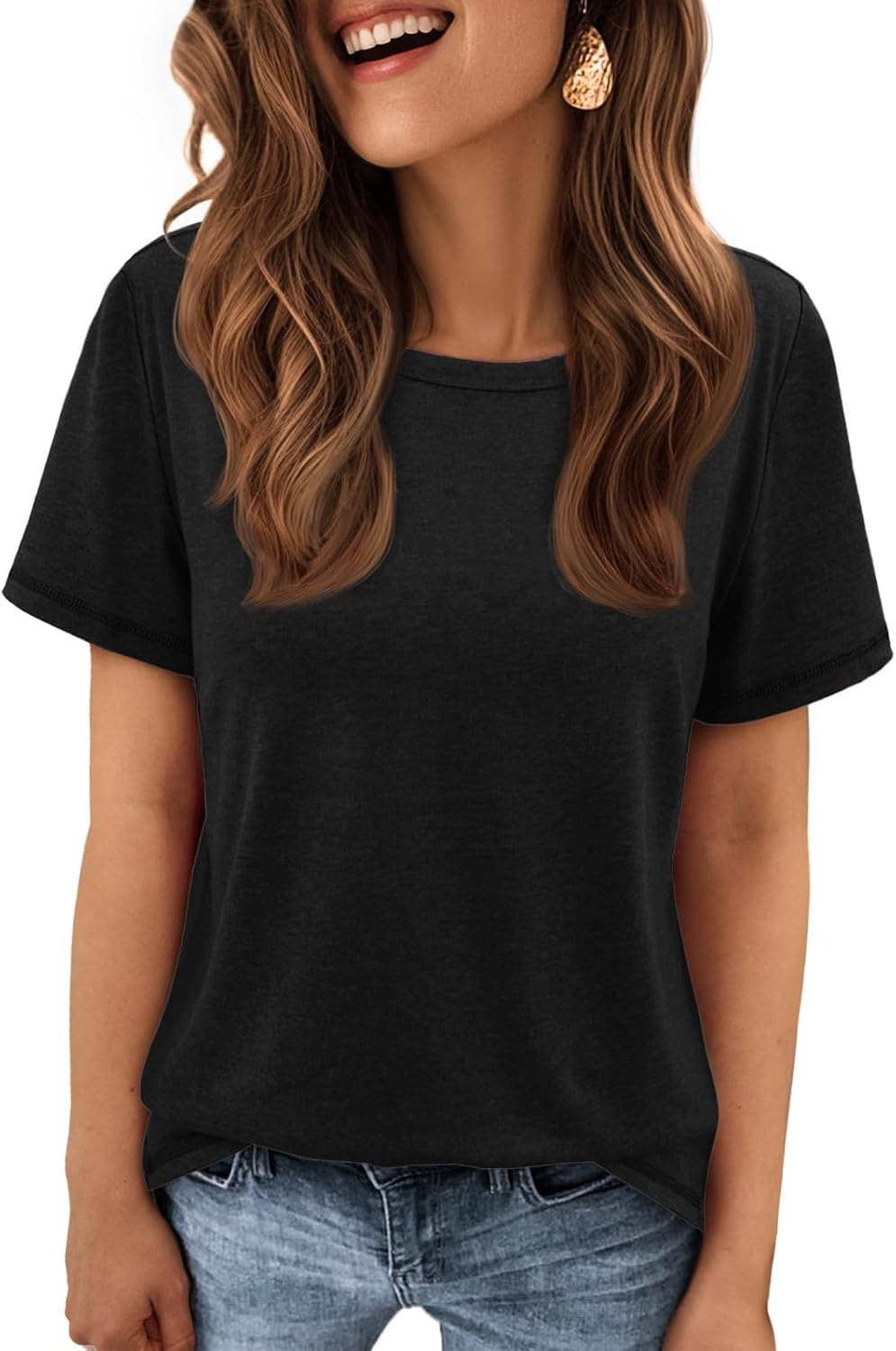 Detalle 2 de ATHMILE Womens T Shirt Short Sleeve 2026