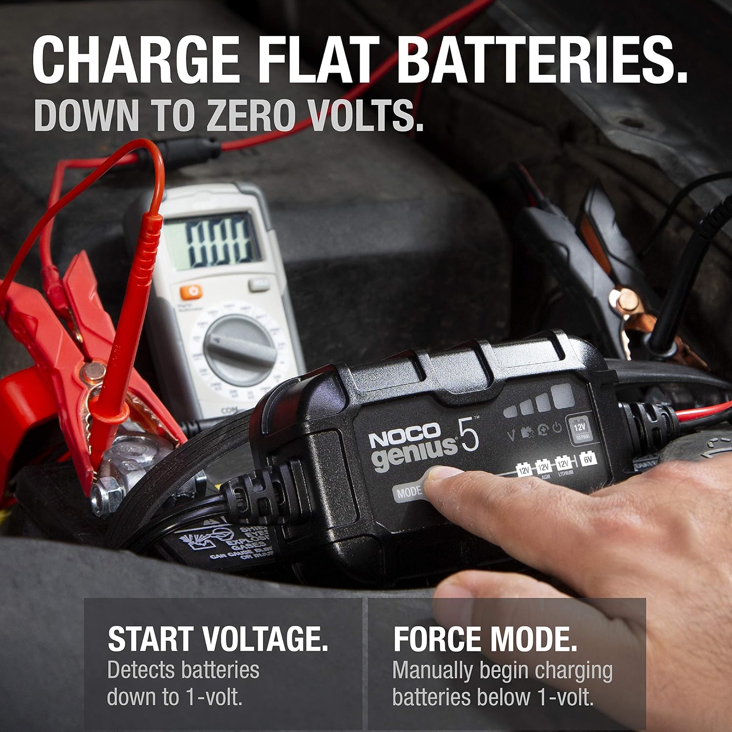 Detalle de NOCO GENIUS5 5A battery charger 🔌